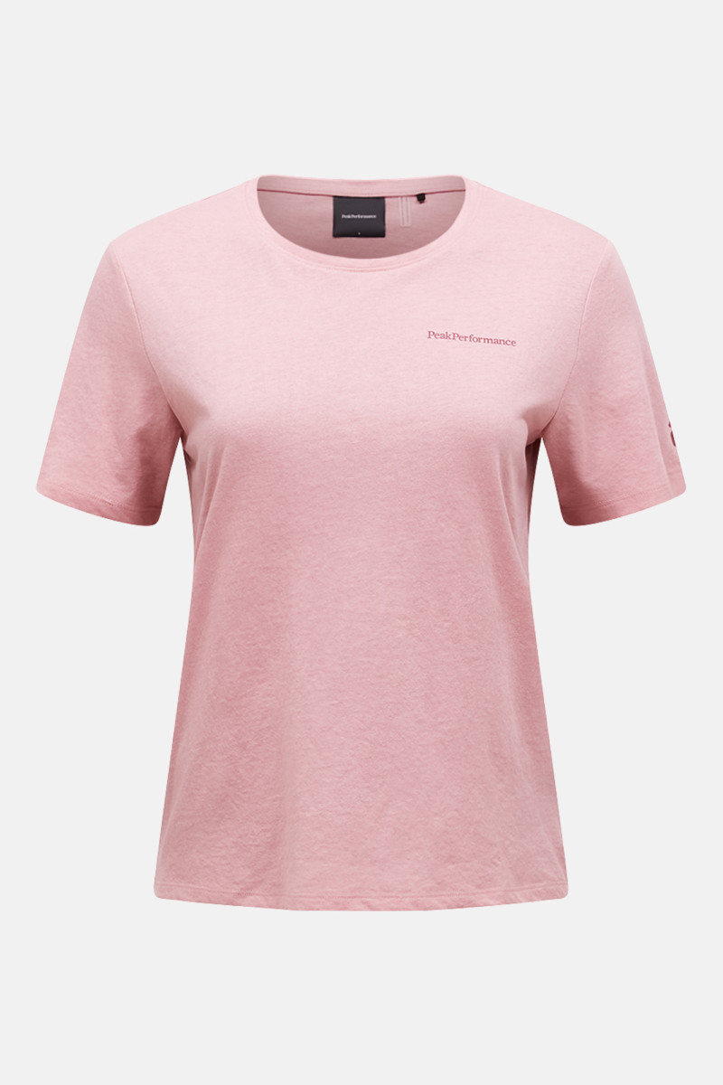 Tričko Peak Performance Explore Logo Tee Women Warm Blush