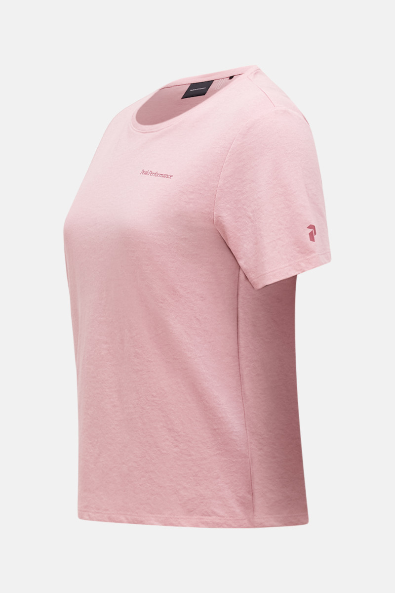 Tričko Peak Performance Explore Logo Tee Women Warm Blush