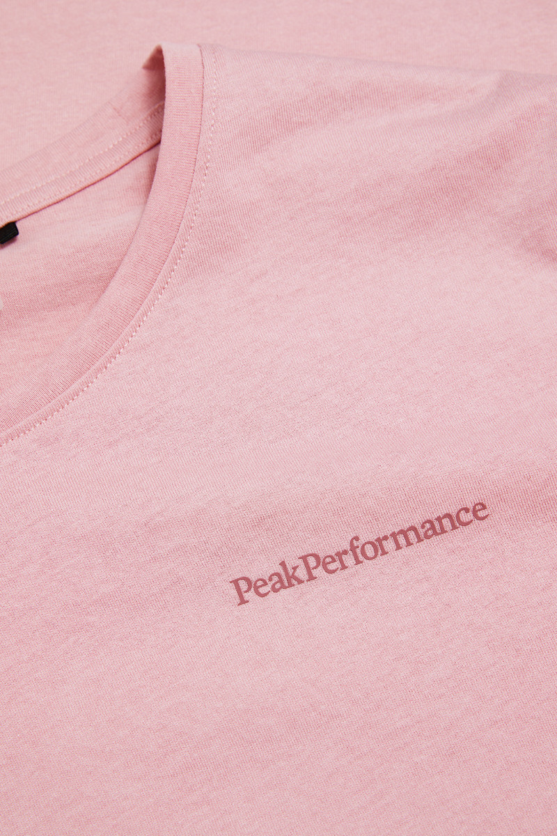 Tričko Peak Performance Explore Logo Tee Women Warm Blush