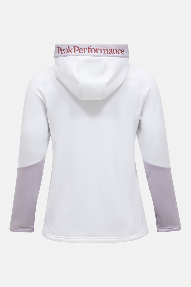 Mikina Peak Performance W Rider Essentials Zip Ho-R White/Blue Shadow