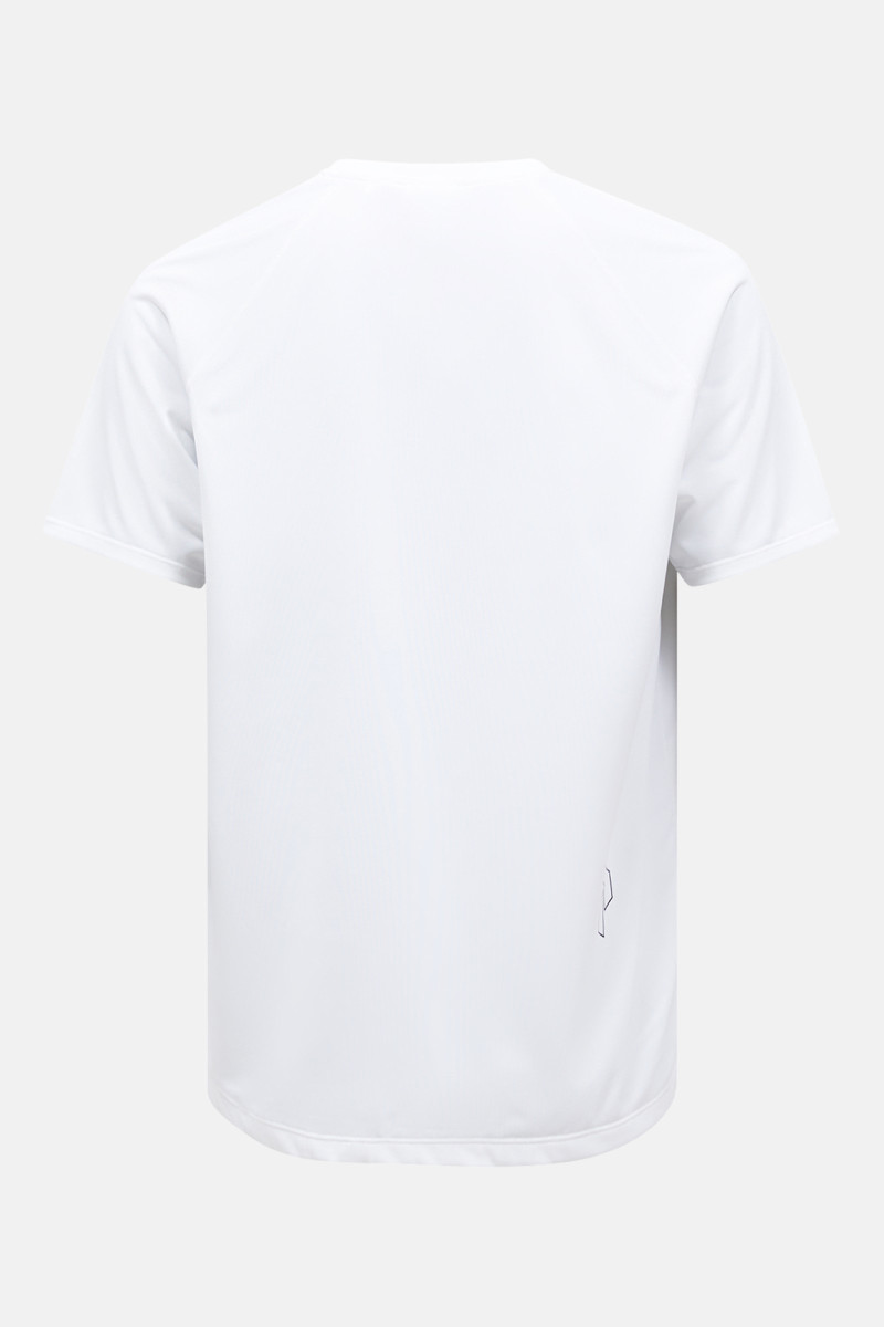 Tričko Peak Performance Active Tee Men White/Blue Shadow
