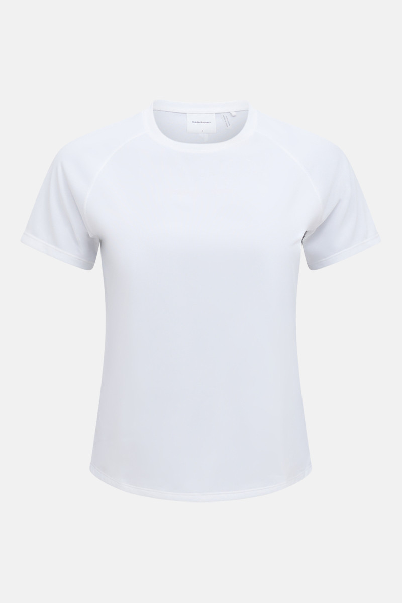 Tričko Peak Performance W Active Tee White/Blue Shadow
