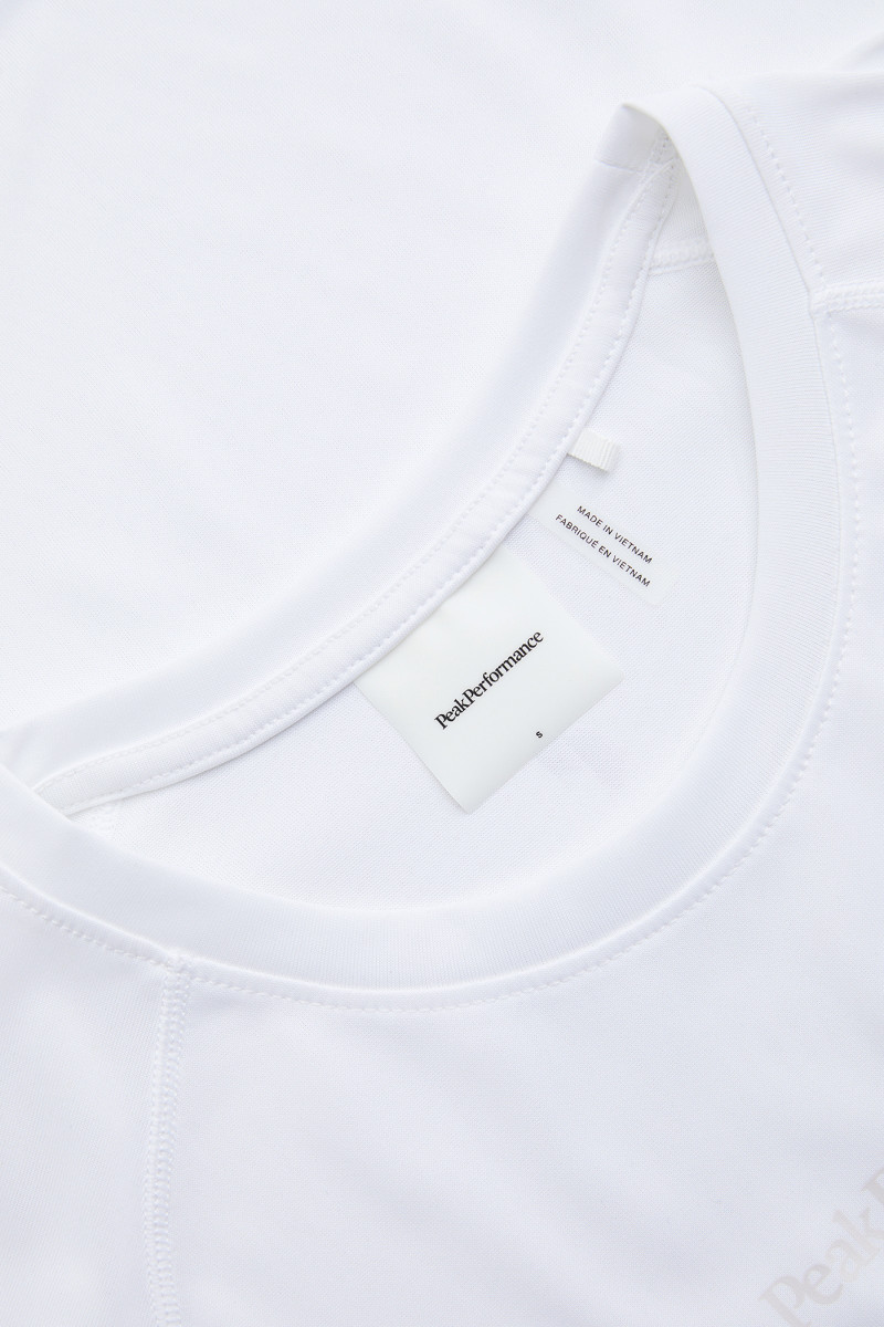 Tričko Peak Performance W Active Tee White/Blue Shadow