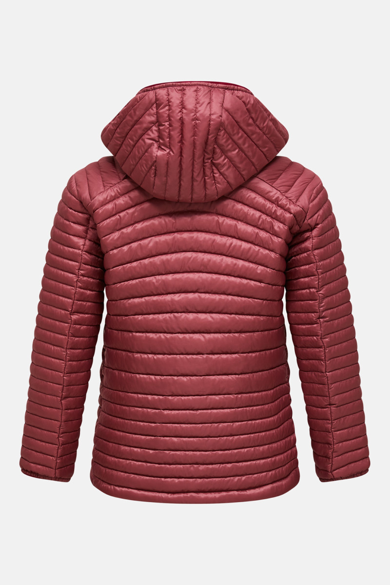 Bunda Peak Performance W Monolight Liner Hood Wild Rouge/Sand Fog Melange