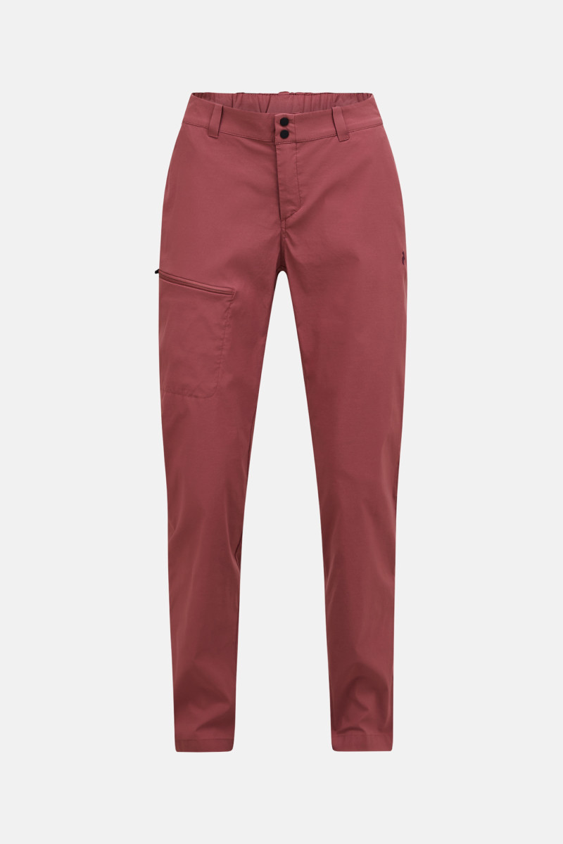 Nohavice Peak Performance W Iconiq Pants Wild Rouge/Sand Fog Melange