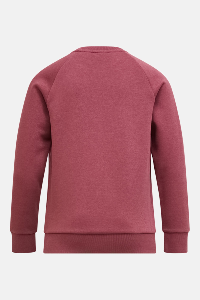 Mikina Peak Performance Original Small Logo Crew Junior Wild Rouge/Sand Fog Melange