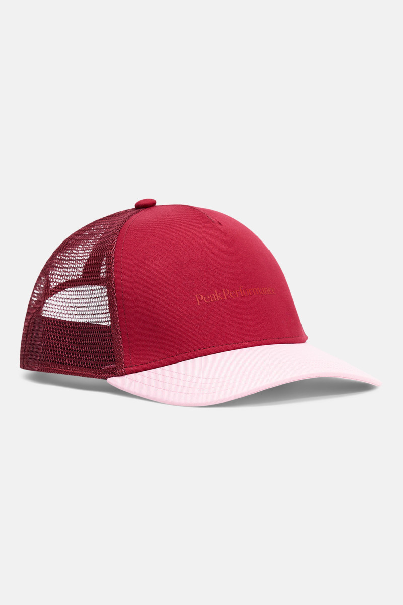 Sapka Peak Performance Pp Trucker Cap Wild Rouge/Sand Fog Melange