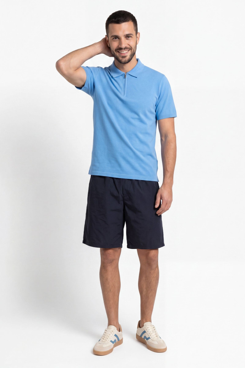 Polokošeľa Aspesi Mod. M827 Azzurro