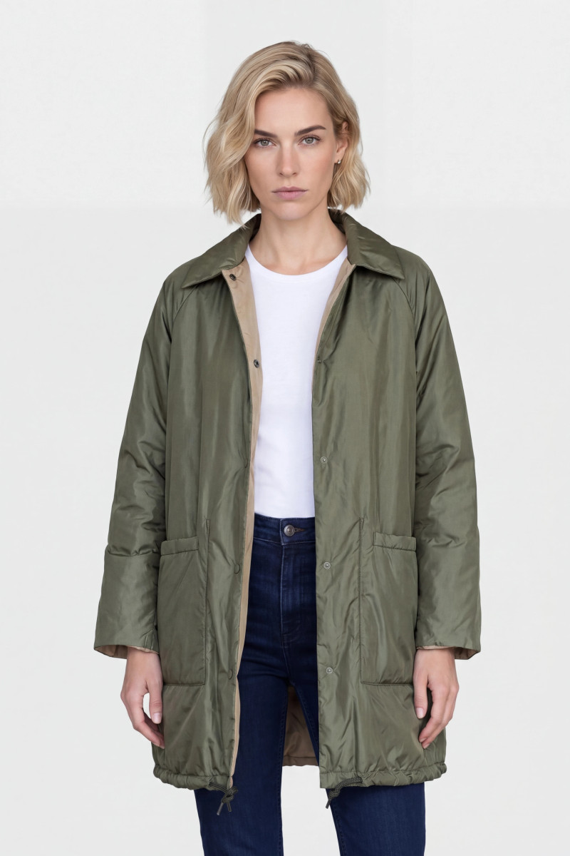 Kabát Aspesi Sopr. Coleottero Rev Verde+Beige