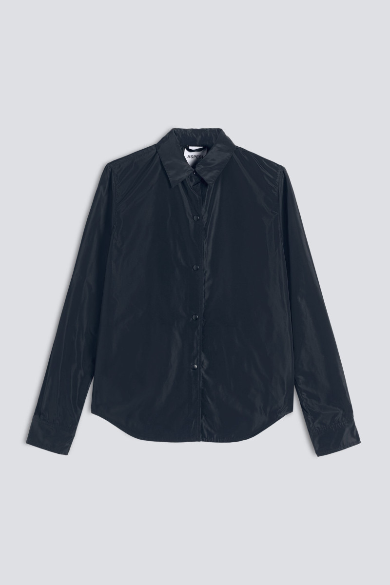 Bunda Aspesi Camicia Glue Light Blu Nero