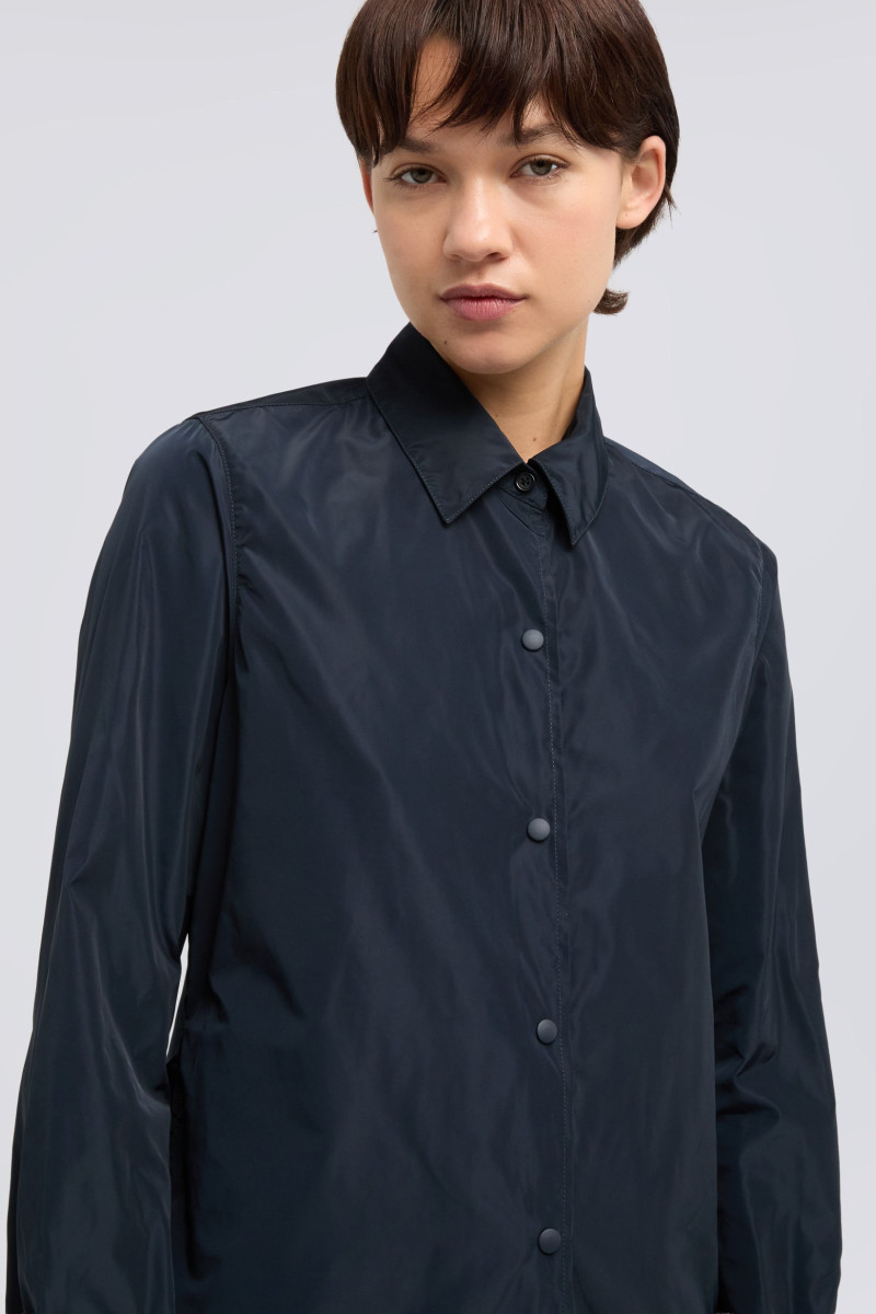 Bunda Aspesi Camicia Glue Light Blu Nero
