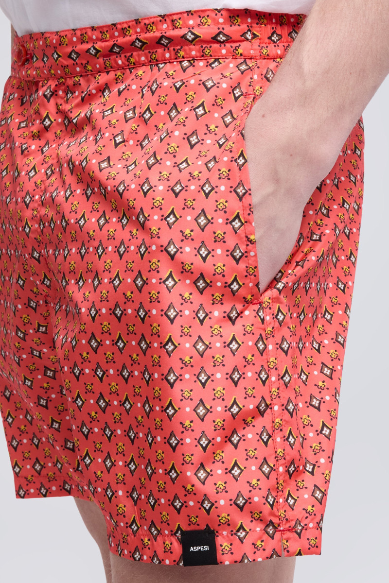 Šortky Aspesi Caprese Ii Stamp Arancio