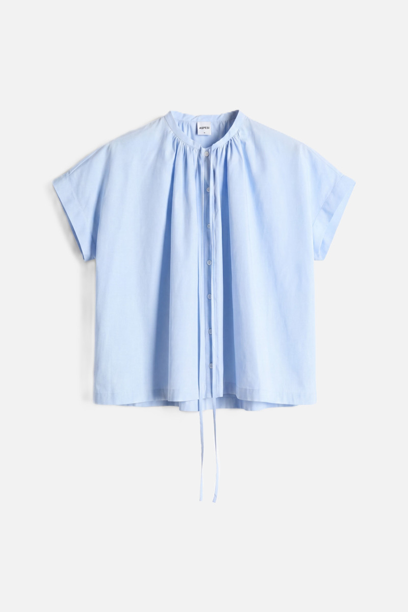 Blúzka Aspesi Camicia Mod.5458 Cielo