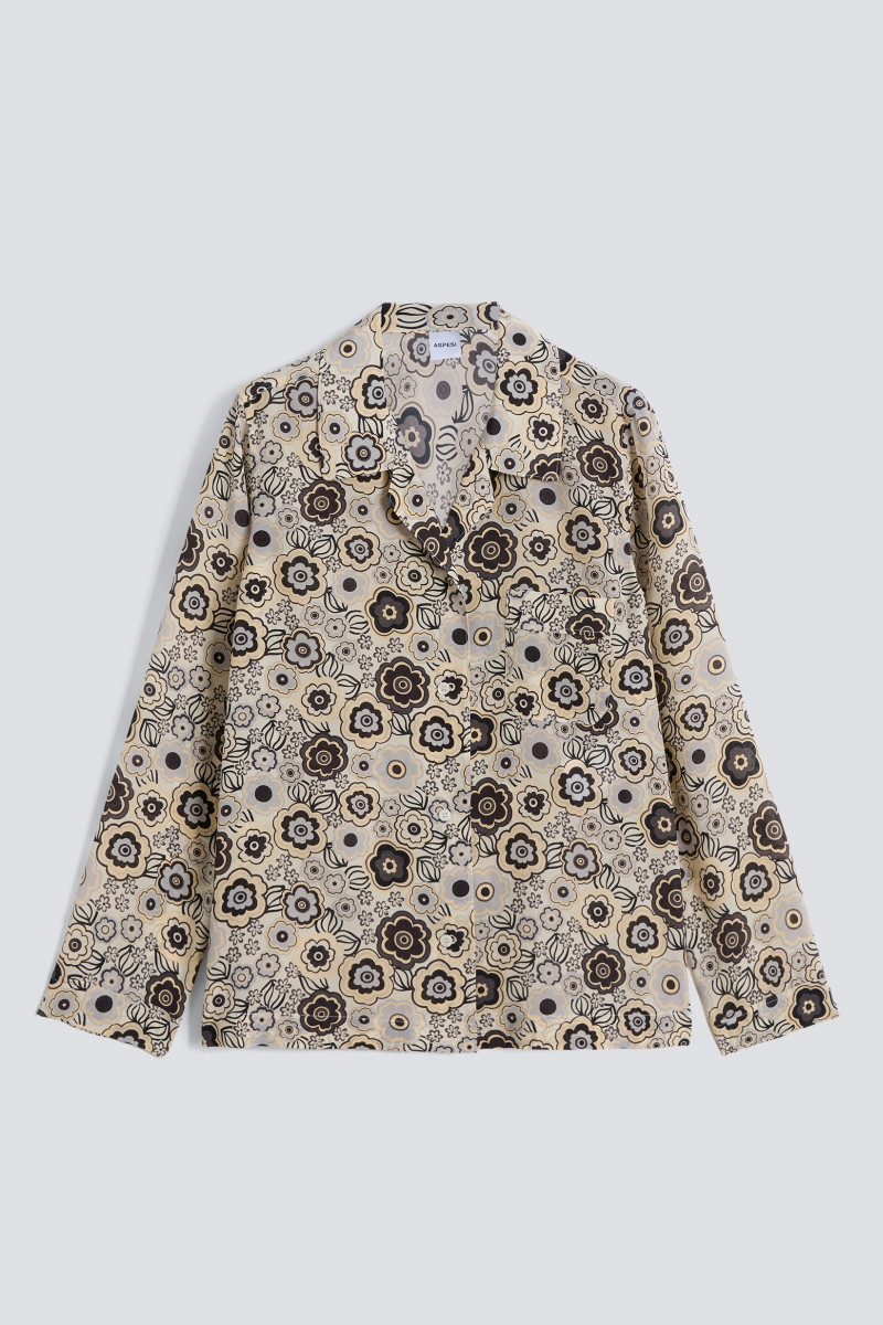 Košeľa Aspesi Camicia Mod.5456 Naturale