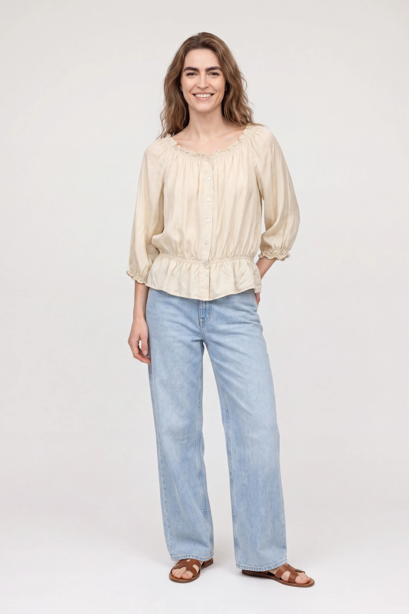 Blúzka Aspesi Camicia Mod.5452 Avorio