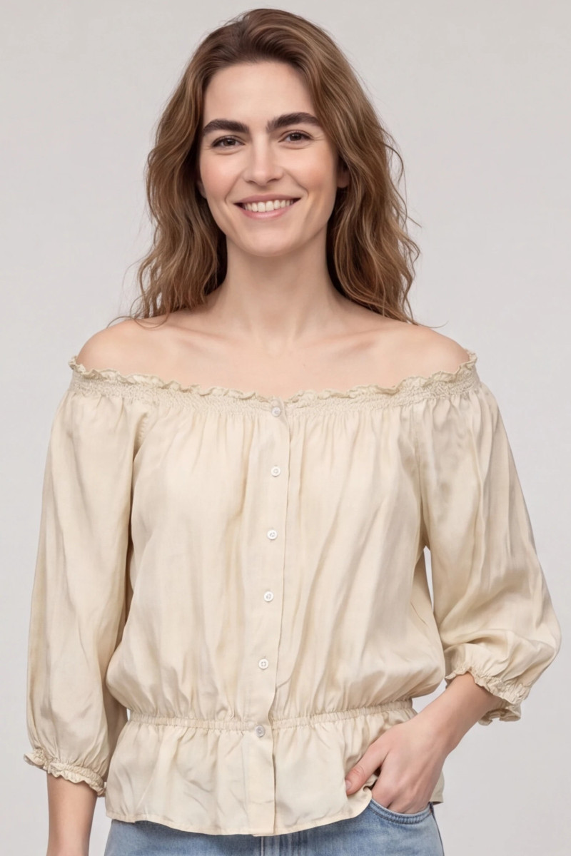 Blúzka Aspesi Camicia Mod.5452 Avorio