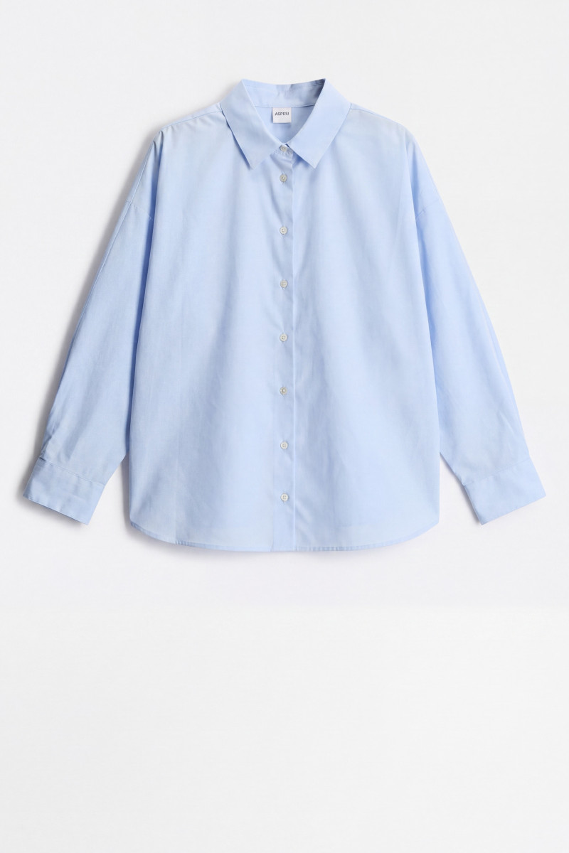 Košeľa Aspesi Camicia Mod.5444 Cielo