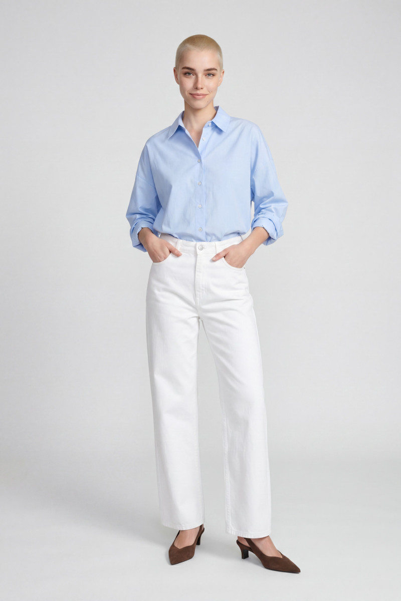 Košeľa Aspesi Camicia Mod.5444 Cielo