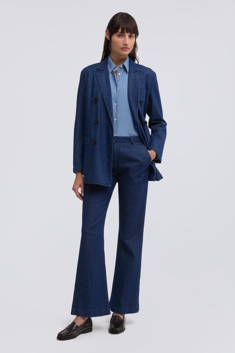Košeľa Aspesi Camicia Mod.5422 Denim Chiaro