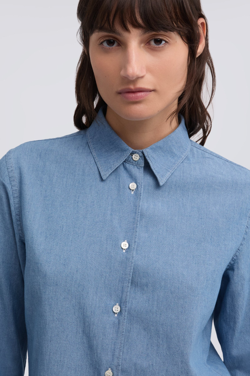 Košeľa Aspesi Camicia Mod.5422 Denim Chiaro