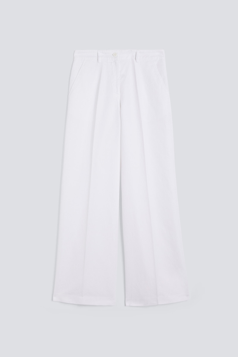 Nohavice Aspesi Pantalone Mod.0188 Bianco