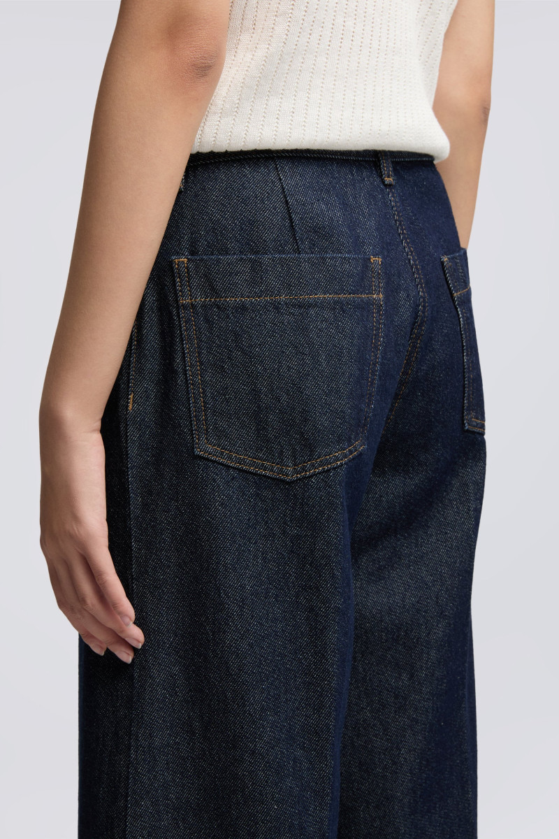Džínsy Aspesi Pantalone Mod.0160 Denim Scuro