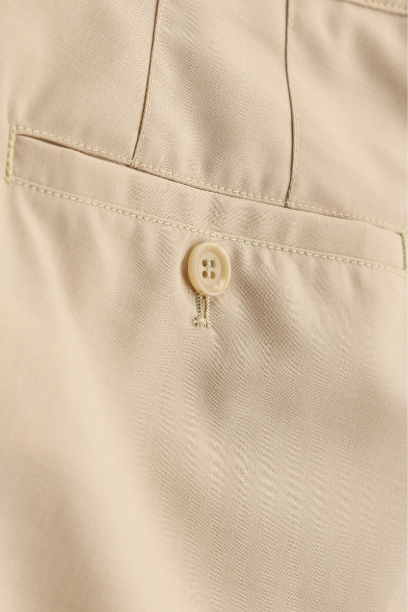 Nohavice Aspesi Pantalone New Herman Naturale