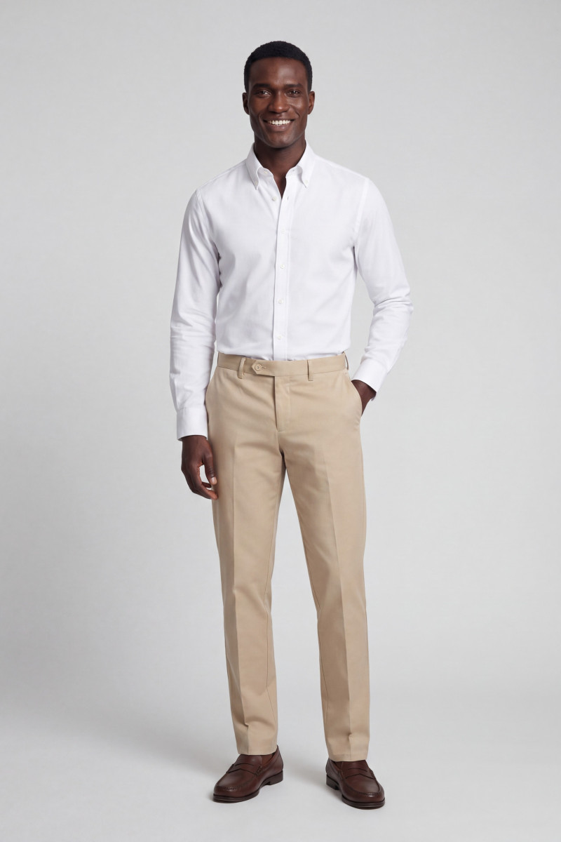 Nohavice Aspesi Pantalone New Herman Naturale