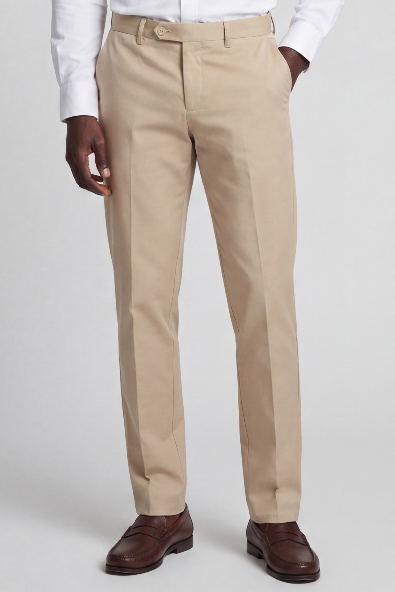 Nohavice Aspesi Pantalone New Herman Naturale