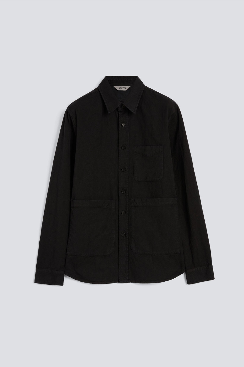Košeľa Aspesi Camicia Ut - Shirt Nero