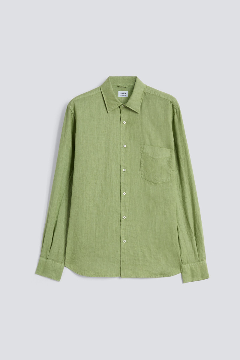 Košeľa Aspesi Camicia Sedici Pistacchio