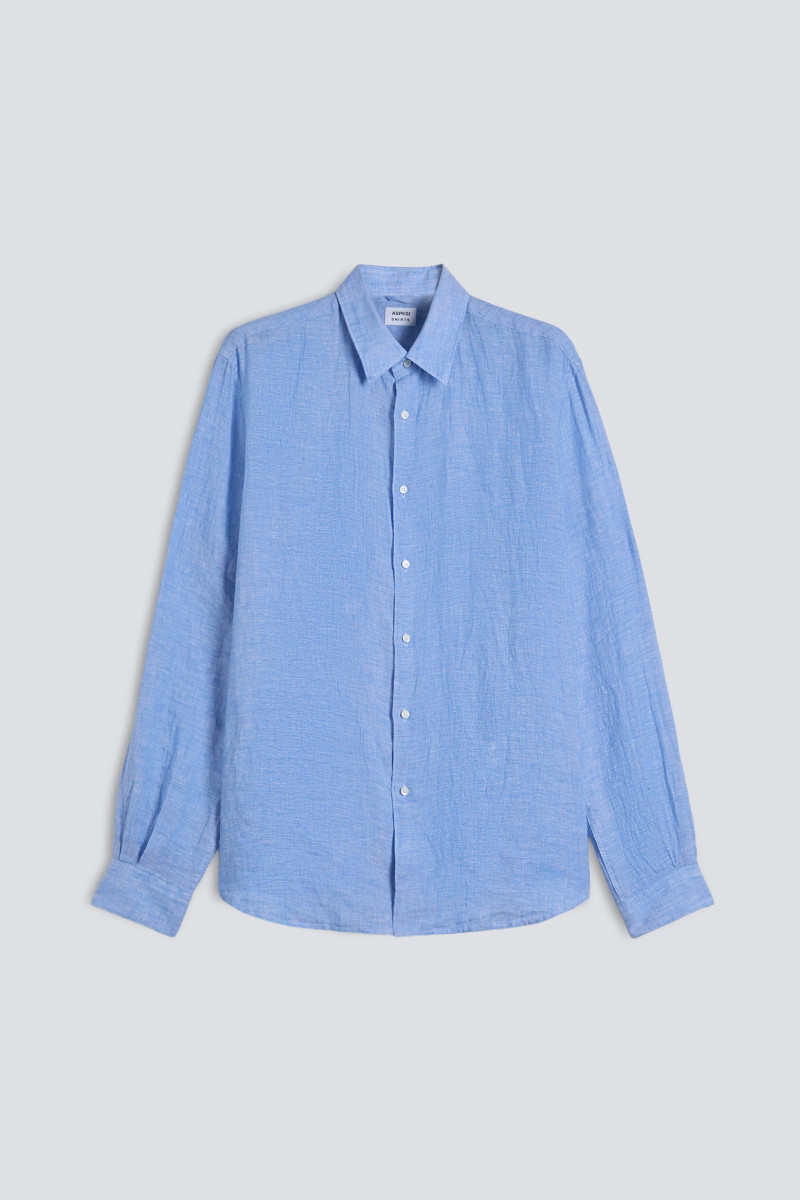 Košeľa Aspesi Camicia Comma Azzurro