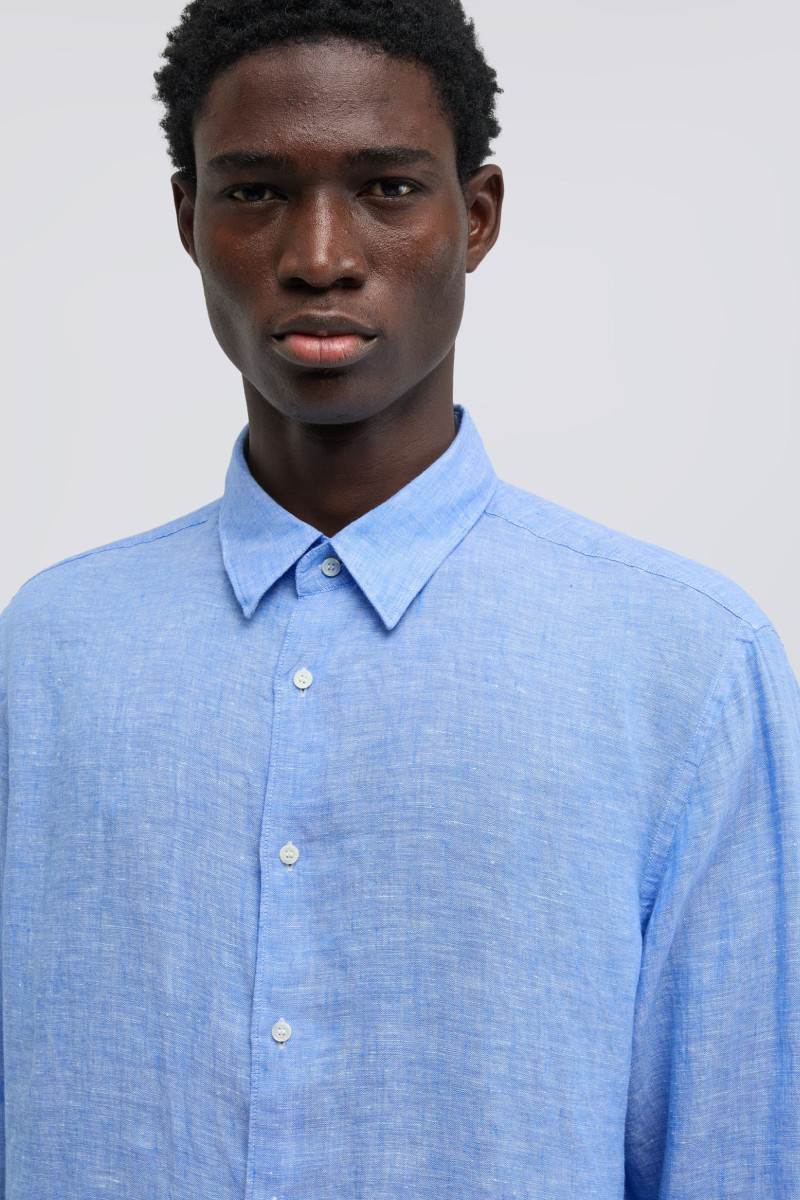 Košeľa Aspesi Camicia Comma Azzurro