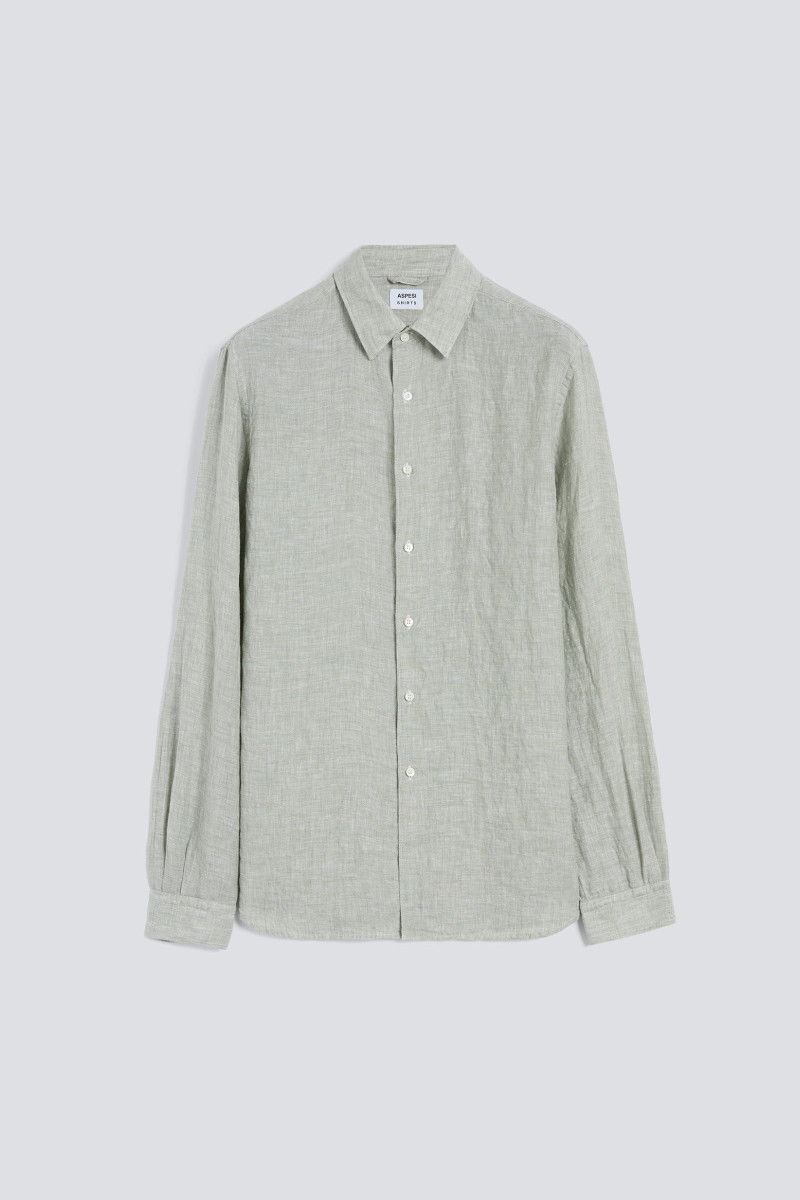 Košeľa Aspesi Camicia Comma Salvia