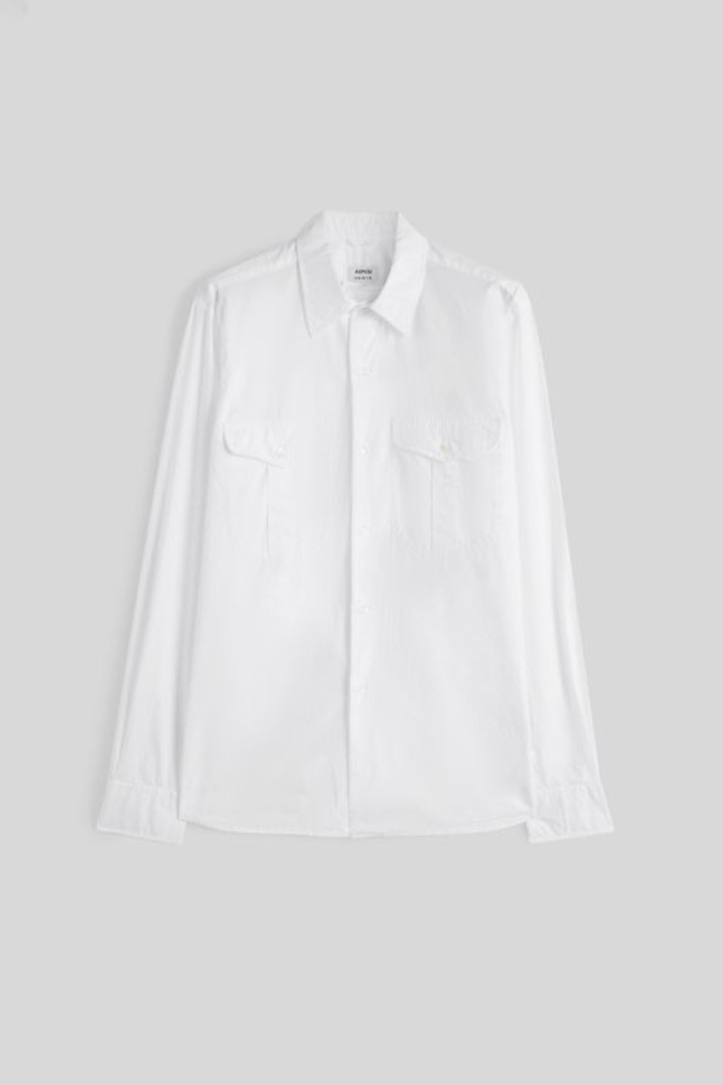 Košeľa Aspesi Camicia Glenn Bianco