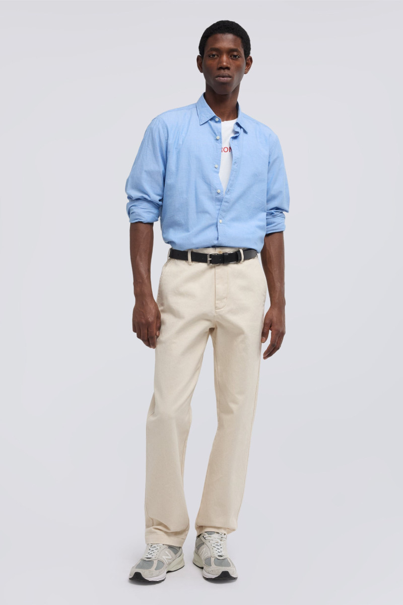 Košeľa Aspesi Camicia Ridotta Ii Azzurro