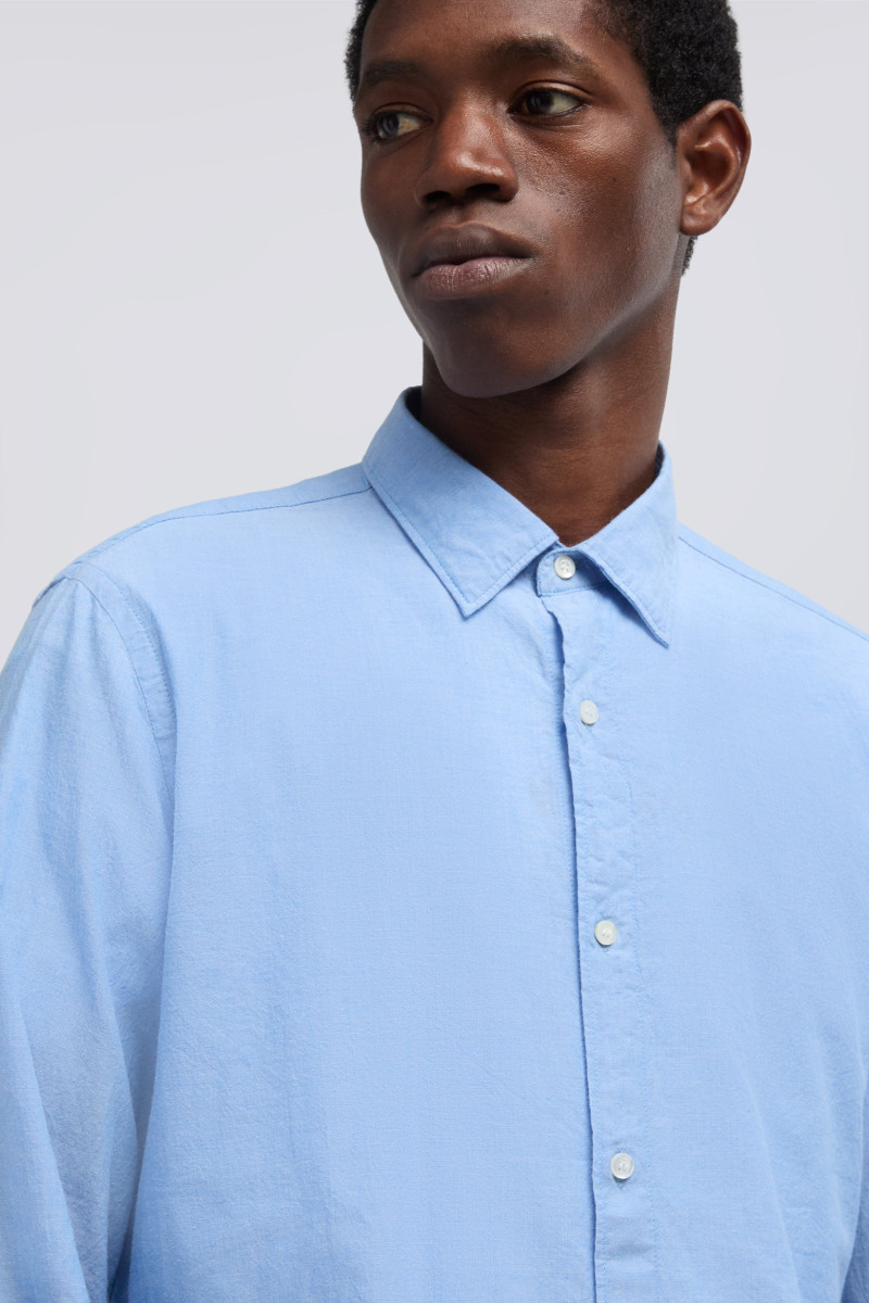 Košeľa Aspesi Camicia Ridotta Ii Azzurro