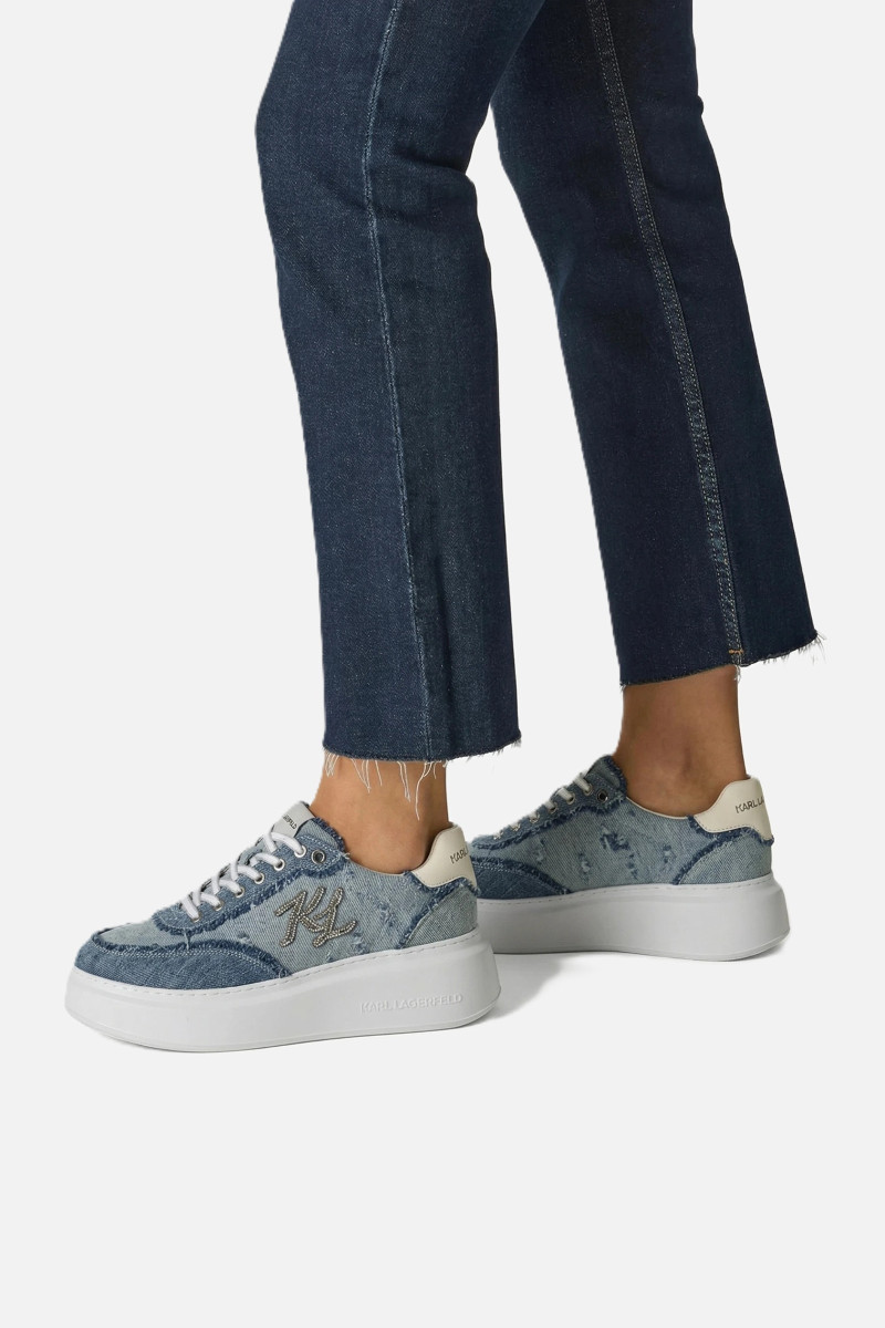 Tenisky Karl Lagerfeld Anakapri Autograph Mix Lo Denim W/Blue