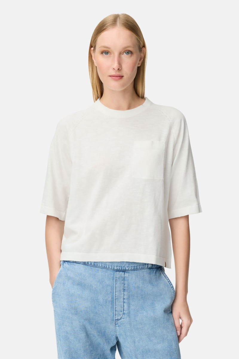 Sveter Camel Active Knit 1/2 Sleeves White