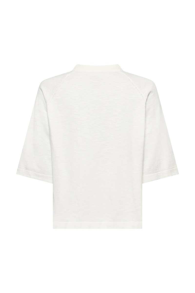Sveter Camel Active Knit 1/2 Sleeves White