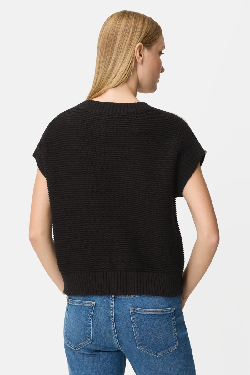 Sveter Camel Active Knit 1/2 Sleeves Black