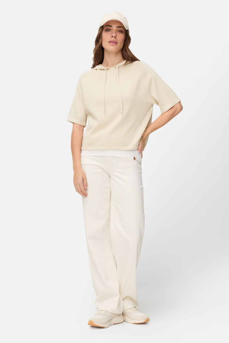 Sveter Camel Active Knit 1/2 Sleeves Pearl