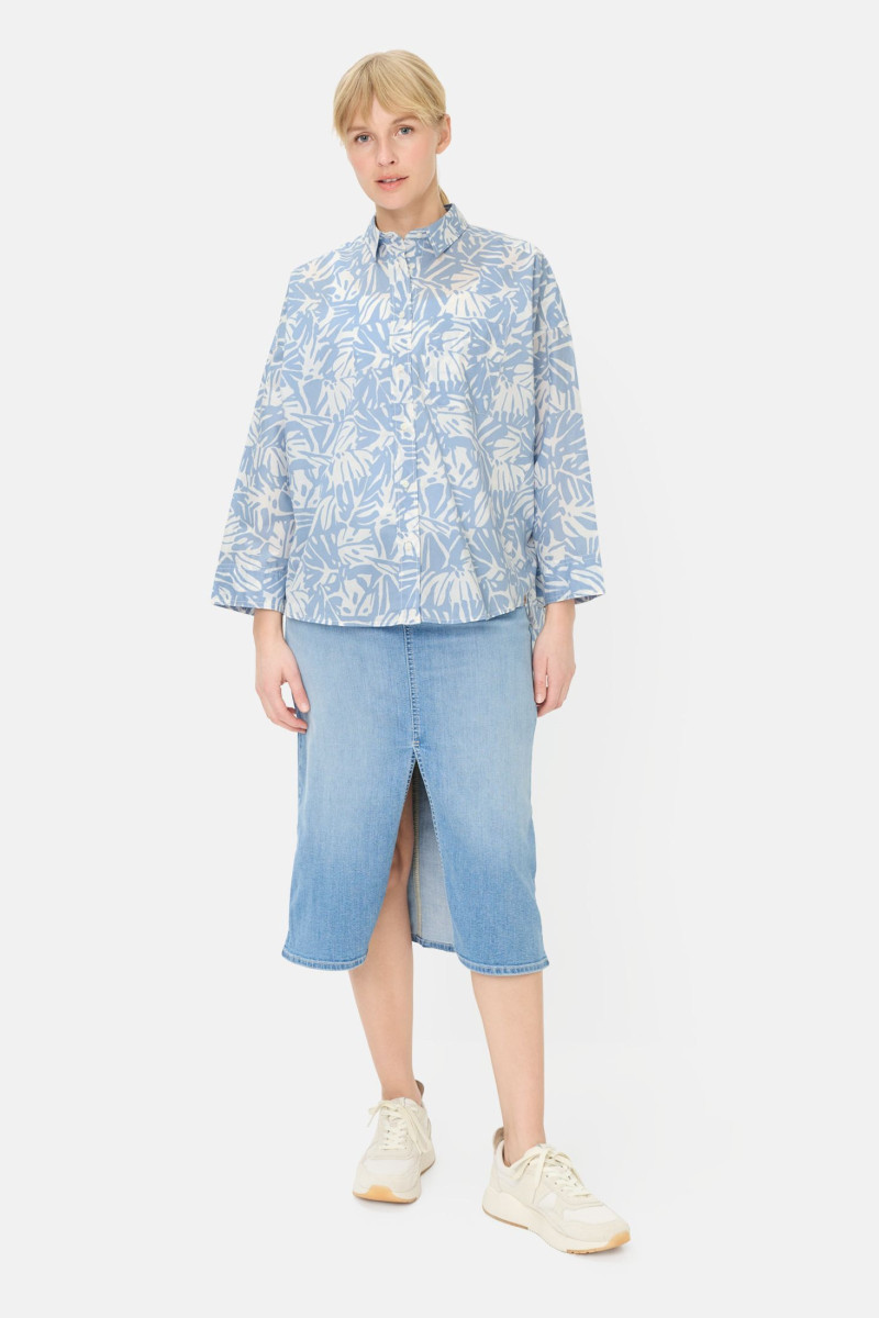 Košeľa Camel Active Blouses 1/1 Sleeves Ocean Blue