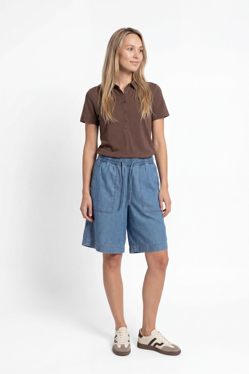 Šortky Camel Active Bermudas / Shorts Bleached Blue