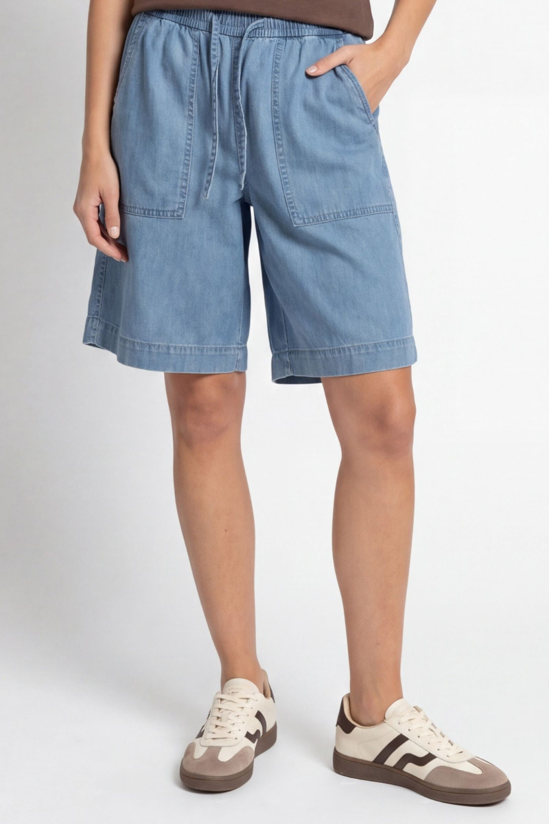 Šortky Camel Active Bermudas / Shorts Bleached Blue