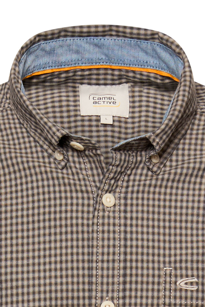 Košeľa Camel Active Shirts 1/1 Sleeves Deep Olive