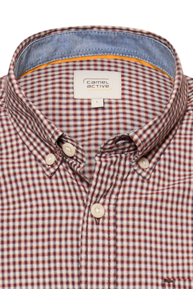 Košeľa Camel Active Shirts 1/1 Sleeves Sienna Red