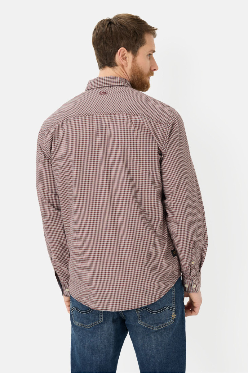 Košeľa Camel Active Shirts 1/1 Sleeves Sienna Red