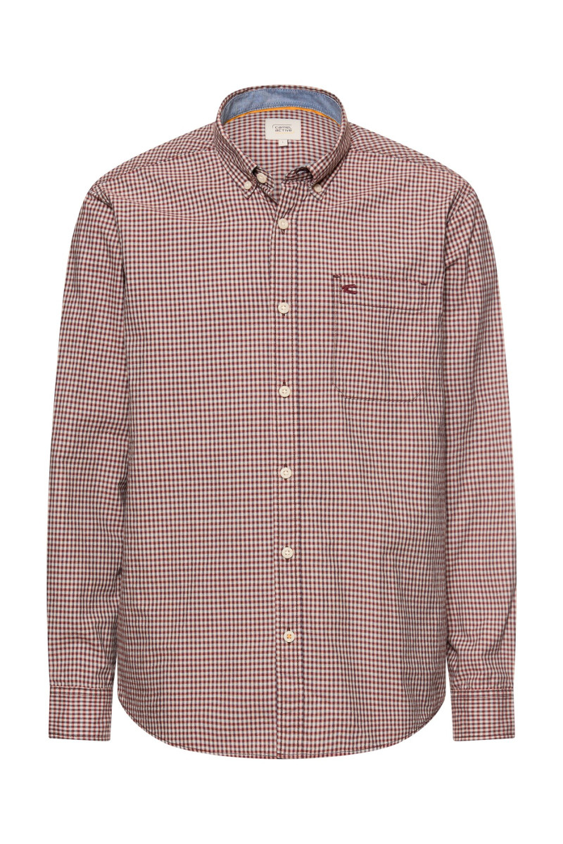 Košeľa Camel Active Shirts 1/1 Sleeves Sienna Red