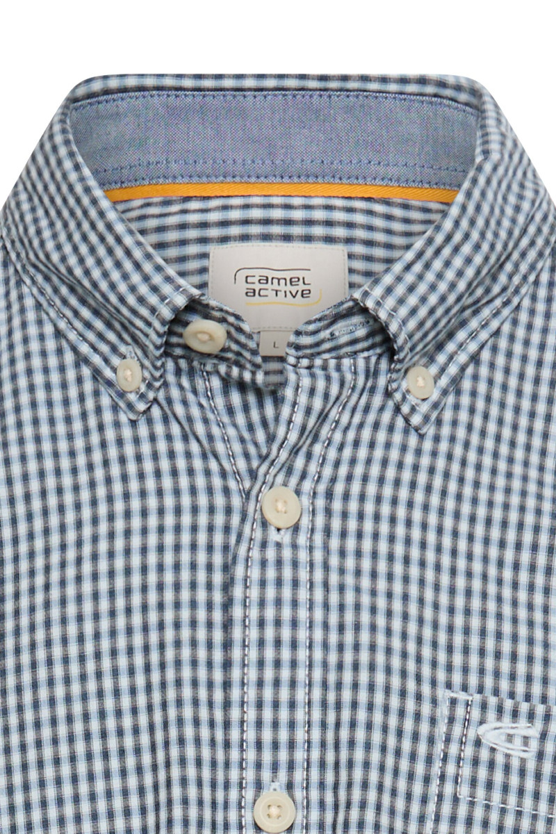 Košeľa Camel Active Shirts 1/1 Sleeves Dark Indigo